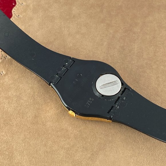 Vintage Swatch Moonphase Gold Watch - Picture 7 of 8